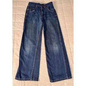 Vintage Royal Deb Girls Blue Wide Leg High Waisted Jeans Size 7 Medium Wash Dist